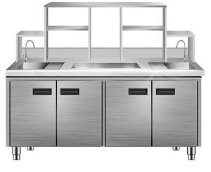 China SUS304 0.4-1.2mm Stainless Steel Storage Cabinets For Commercial Kitchen factory