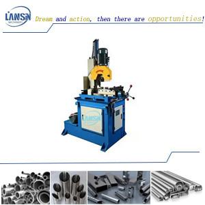 China 300-450mm Blade NC Cutting Machine 90 Degree Semiautomatic Pipe Tube Cutter factory