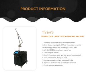 China 240v Pico Second Q Switched Nd Yag Laser Portable Laser Tattoo Removal Machine 755nm factory