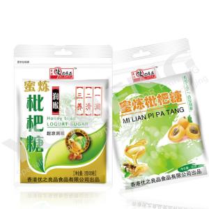 China plastic packaging bag for cotton candy rainbow candy bag factory