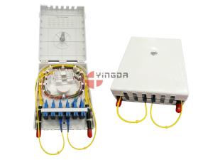 China 24 Cores Fiber Optic Termination Box 2 Ports At Both Side In Front factory