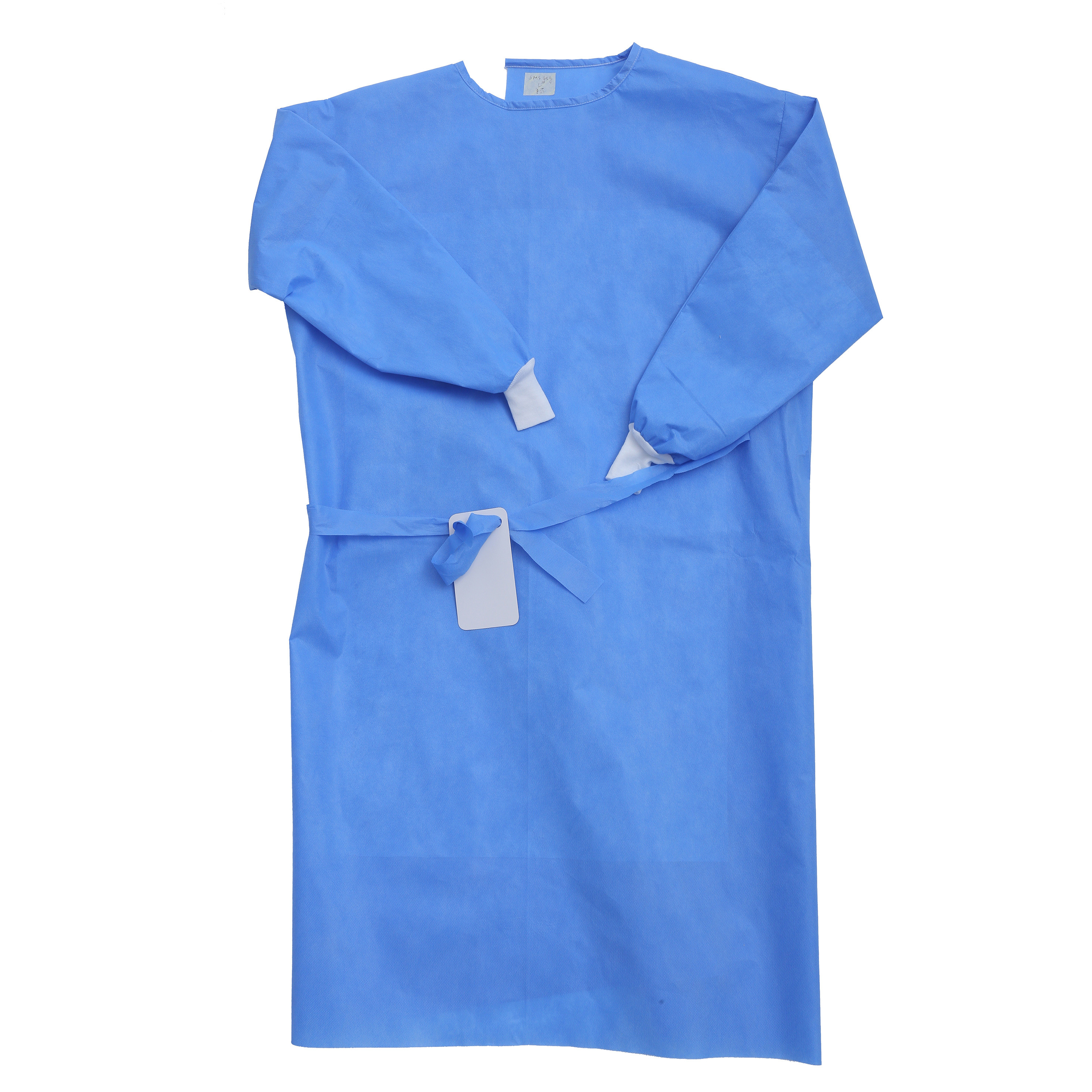 China Elastic Cuff SMS Non Woven 70g Disposable Surgical Gown factory