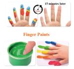 Non-toxic Finger Paint / Poster Paint 4 Colors, 6 Colors, 8 Colors set washable