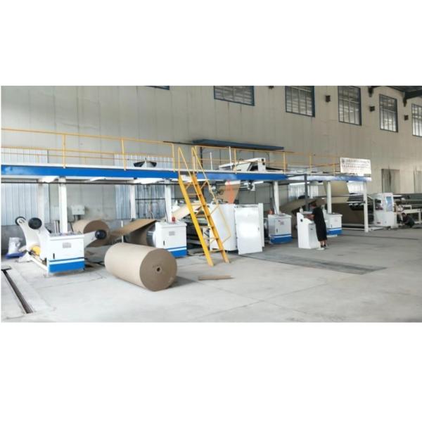 China 12.5KW Servo Motor Carton Box Making Machine for Corrugated Cardboard Production Line factory
