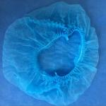 Shower Disposable Cap Double Ribbon Pleated Anti Dust Non Woven General Size