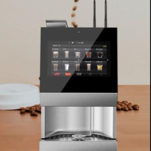 China DIY Menu Countertop Coffee Vending Machine With Tap Water Connection factory