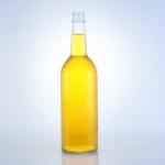 Extra Flint Luxury Design 1L Glass Bottle Perfect for Vodka Collar Material