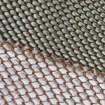 Gold Color Anti Rust Aluminum Decorative Mesh Metal Coil Drapery