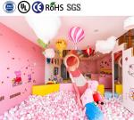 Custom Themed Childrens Indoor Play Equipment Pink Color Kids Soft Play Ground