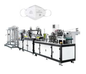 China Fully Automatic N95 Mask Making Machine 1.5t Weight Easy Operation factory
