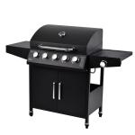 Picnic Rotisserie BBQ Grill with Gas Charcoal Propane and Easily Assembled