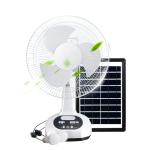 12Inch Electric Solar Rechargeable Table Fan For Living Room Floor Ventilation