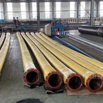 NBR Wear Resistant Rubber Hose Large Diameter High Pressure Flange Suction