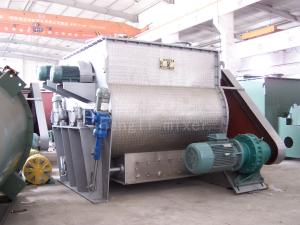 China Anti Corrosive Twin Shaft Paddle Concrete Blender For Chemical Mixture Easy Operation factory