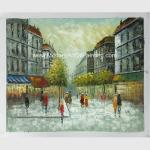Classic Style 100% Hand - Made Contemporary Paris Oil Painting Flexible Neo