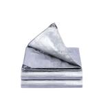 Coated Tarpaulin Tarp Sheet Cover Heavy Duty Grey 210GSM Waterproof Camping
