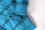 Ladies jacket Quality Coats Fashion Keep Warm Autumn And Winter blue lattice