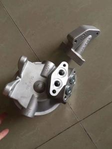 China Silver Color Oil Filter Head Filter Seat High Dirt Holding Capacity Steel Materials factory