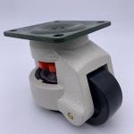 GD-80F Swivel Plate Leveling Casters Wheels Nylon Fuma Wheels