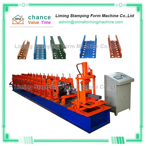 China Fence Panel Post Rack Roll Forming Machine 15m/Min factory