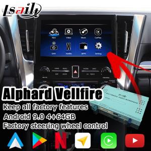China Android auto wireless carplay multimedia interface for Toyota Alphard Vellfire JBL factory