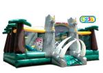 Dinosaur Jurassic Themed Inflatable Bounce House Combo Adventure Amusement