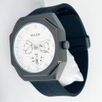 Casual Wrist Watch Chronograph Waterproof Luminous Calendar Silicon Band Men