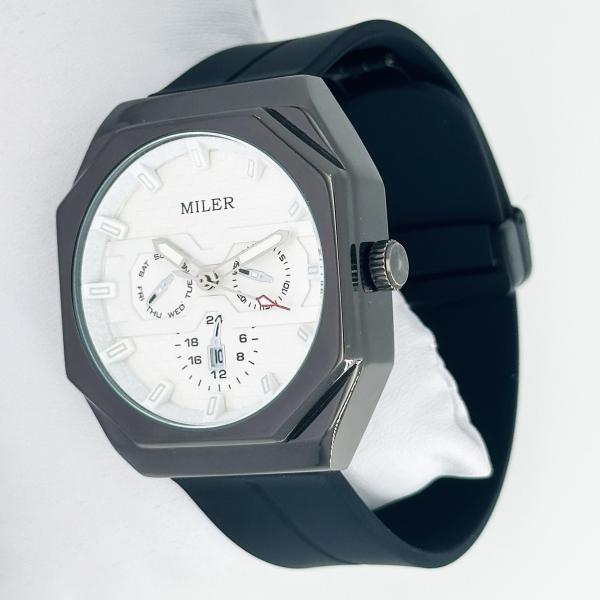 Casual Wrist Watch Chronograph Waterproof Luminous Calendar Silicon Band Men