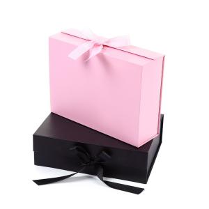 Recycled  Luxury Rigid Cardboard Folding Gift Box Custom Printed Embossing