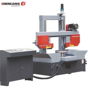China CHENLONG GZK4240 Horizontal Band Saw Cutting Metal Machine For Cutting Diamond factory