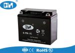 Lead Acid Kawasaki Motorcycle Battery , Maintenance Free Sealed Battery For