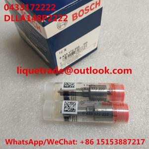 China BOSCH Genuine fuel nozzle DLLA148P2222, 0433172222 , DLLA 148 P 2222, 0 433 172 222 for WEICHAI factory