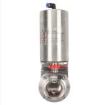 Food Industry Butterfly Valve with Stainless Steel Structure and ISO9001