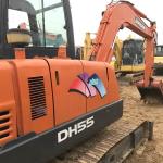 Originally Doosan Excavator DH55 Cheap Excavator 5 tons Used Doosan Excavators