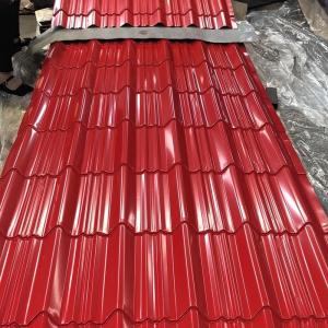 China Ppgi Corrugated Steel Roofing Sheet Colorful 0.4mm Metal factory