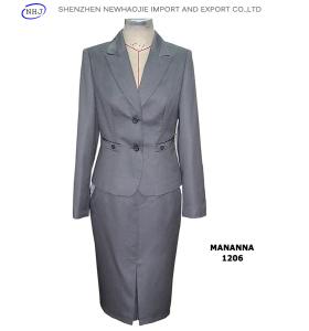 China Women's 2 pieces women office skirt suit factory