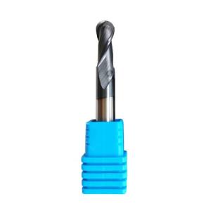 China 3mm R1.5*3*6*3*50 2 Flutes Ball End Mill AITiN Coated For Carbon Steel, Alloy Steel, Stainless Steel, Cast Iron factory