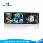 Professional 1 Din Car Stereo With Backup Camera Media Player Mp5