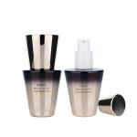 40ml Funnel Shaped Empty Foundation Bottle With Luxurious Black And Gold