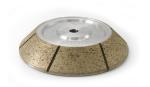 45 Degree Segmented Glass Metal Bonded Diamond Grinding Wheels For CNC Machine