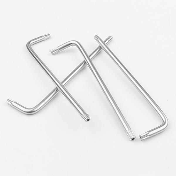 Double Ended Star Hex Allen Key L Type Hollow Anti Theft Wrench