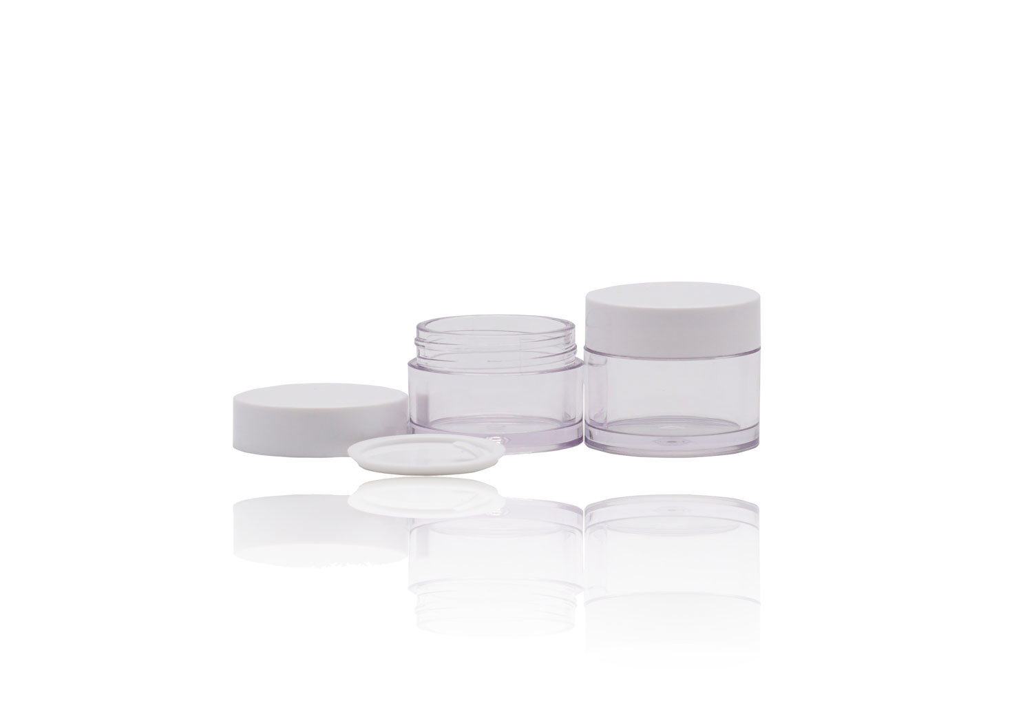 50g PETG Plastic Empty Face Cream Containers Screw Neck