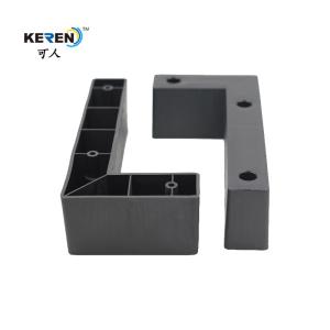 China KR-P0198 Corner L Shaped Furniture Legs 60mm Height For Sofa Frame Reduce Scratches factory