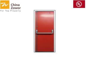 China 1 Hour Rated 45 mm Thick Single LHA Fire Safety Steel Door For Commercial Building factory