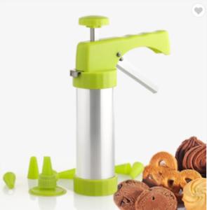 China SS Steel Cookie Press Biscuit Maker Aluminum Cookie Press Machine Biscuit Maker factory