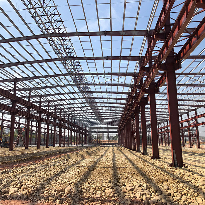 Industrial Prefab Modular Commercial Buildings Construction , PEB Metal