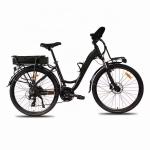 Lithium Battery 700C Electric City Bike 24 Speed 250W Low Step Through Electric