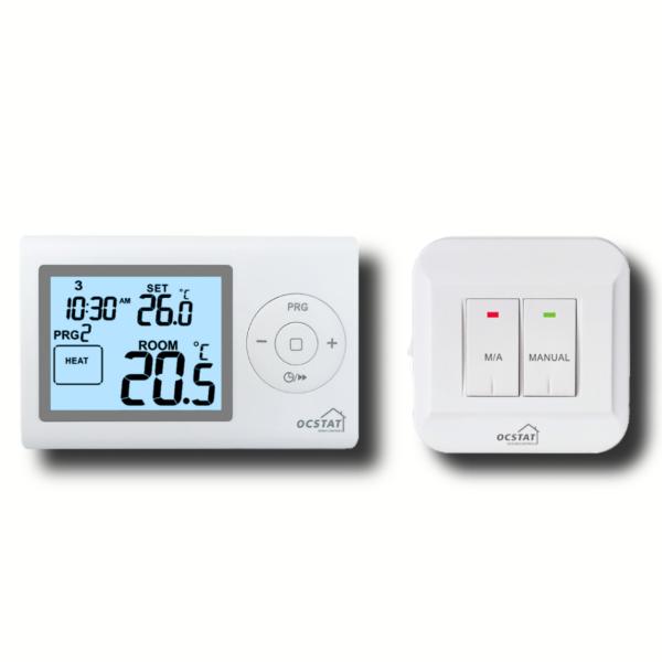 24 Hour RF Programmable Room Adjustable Temperature Thermostat Multi - Function