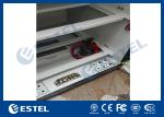Pole Mounted Outdoor Power Cabinet , Telecom Equipment Cabinet With DC Air