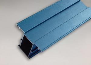 China Colored Powder Coated Aluminum Extrusions , 6063 T6 Aluminium Frame Profile factory